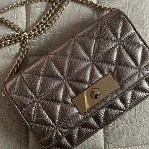 Kate Spade gold purse/clutch